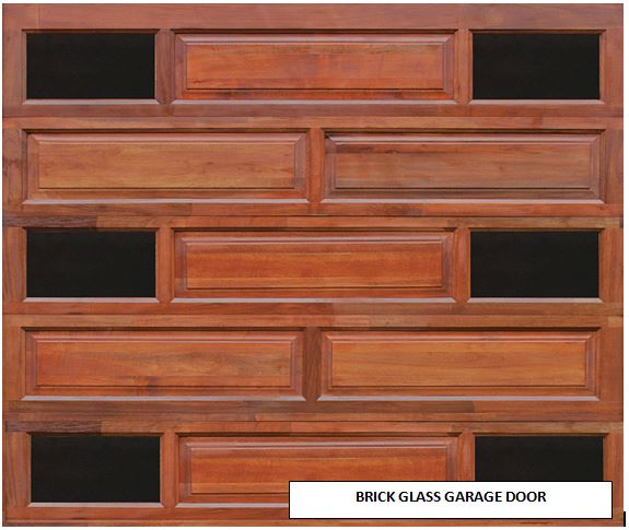 Brick Glass Door